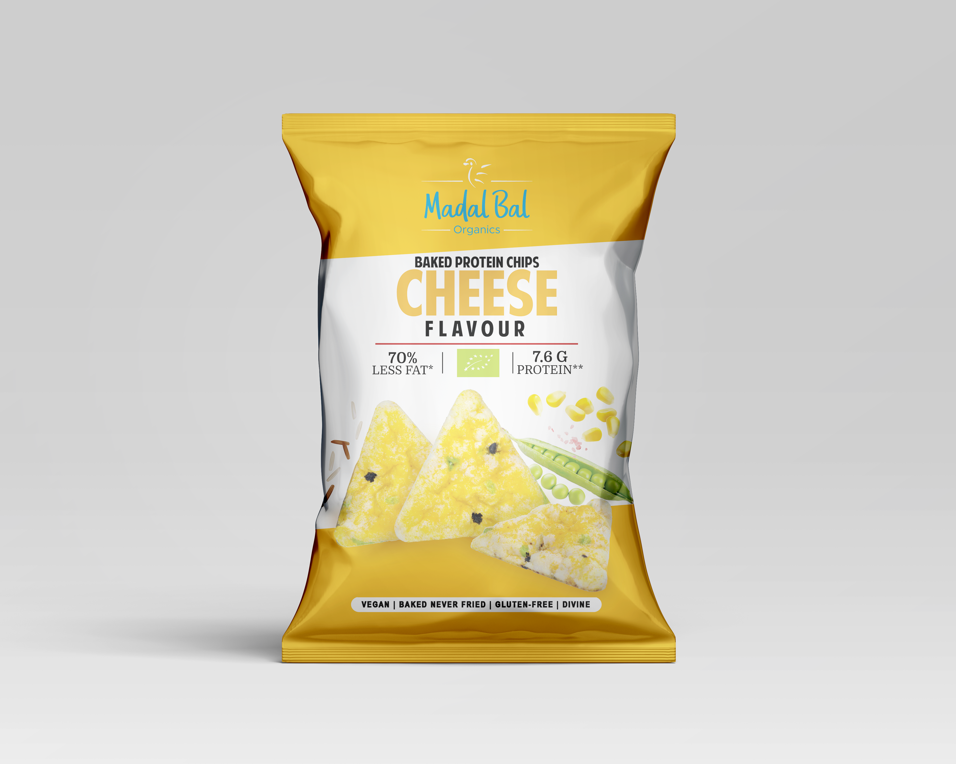 Cheese protein chips